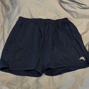 Tracksmith Men’s Navy Blue Athletic Shorts